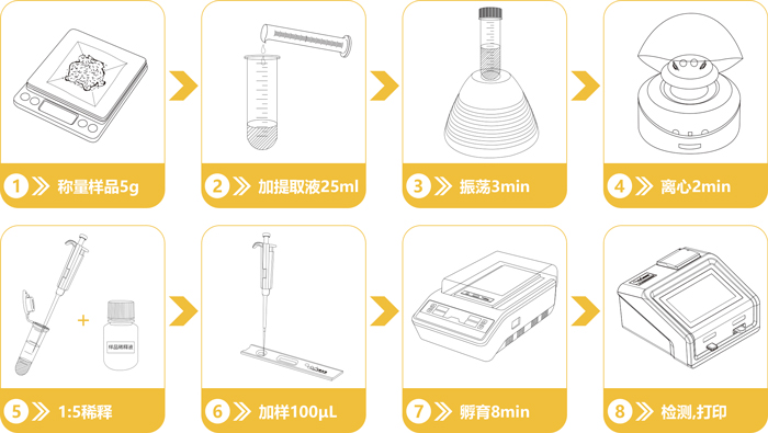 真菌毒素检测仪操作流程